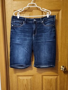 NWOT Silver Suki Bermuda 18W